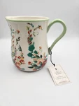 Pioneer Woman Utensil Holder Crock Pitcher Painted Meadow Floral Stoneware Green. Fixed Price $39.99.