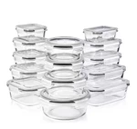 Sorbus 28 Pc Glass Food Storage Containers W/ Airtight Lids Oven Microwave Safe. Fixed Price $29.99.