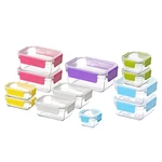 Glasslock 12PC Ovensafe Tempered Food Storage Set W/ Lid 28120. Fixed Price $128.97.