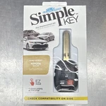 Toyota Simple Key Combo For Camry Corolla RAV4 2014-2018. Fixed Price $96.00.