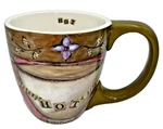 Hot Lang Coffee Tea Cup Mug Unique Colorful Fun 12 Oz. By Lisa Kaus. Fixed Price $9.99.