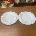 Pair Mud Pie Sanibel Ceramic Starfish Shells 8 Dessert Salad Plates. Fixed Price $29.99.