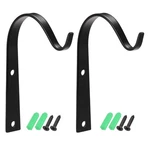 Meccanixity Iron Wall Hooks Hanging Bracket 4 Inch Indoor Outdoor For Black. Fixed Price $14.43.