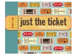 New Just The Ticket: Stub Organizer Ring-bound Book By Peter Pauper Press. Fixed Price $12.00.