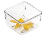 Interdesign Linus 52230 Drawer Organizer, 3"L X 3"W 2"H, Plastic, Clear. Fixed Price $10.45.