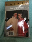 Raines Adult Poncho With Hood One Size Fits Gray Brand New. Fixed Price $15.65.