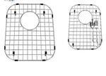 Starstar 60/40 Double Bowl Kitchen Sink Bottom Two Grids 16X13. Fixed Price $39.99.