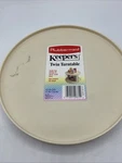 Rubbermaid Vintage Twin Turntable Lazy Susan Storage Almond 1990 Double High. Fixed Price $19.99.
