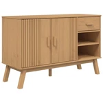 Sideboard Storage Cabinet Kitchen Living Room Brown Solid Wood Pine Vidaxl. Fixed Price $235.99.