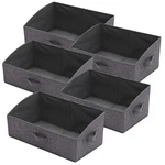 Mdesign Small Fabric Collapsible Organizer Cube Bin Box With Front Handle. Fixed Price $58.04.