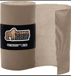Gorilla Powergrip Drawer Shelf And Cabinet Liner, 12"W X 20"L, Beige. Fixed Price $15.00.