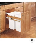 Rev-a-shelf 4WCTM-18DM2-162 Wood Classics 14-3/4"W Top Mount Pull Maple. Fixed Price $183.02.
