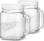 Sovietiep 2 Pack Glass Wide Mouth Mason Jars, 74 Oz Large With Han.... Fixed Price $41.30.