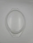 Vintage Pyrex Oval Clear Replacement Lid 945 1, As Is. Fixed Price $12.99.