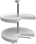 Rev-a-shelf 6942-24-52 Classic Tier 24" Pie Cut Door Mount Lazy White. Fixed Price $108.99.