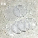 6PC Bpa-free Can Covers Large Medium & Small Plastic Tight Set, Clear. Fixed Price $10.45.