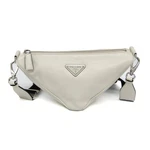 Prada Triangle Shoulder Bag 2VH155 Men,women Leather White BF593100. Fixed Price $769.82.