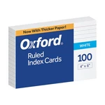 Oxford 4" 6" Ruled White Index Cards, 100/PACK 6,. Fixed Price $9.98.