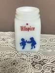 Vintage Allspice Milk Glass Shaker Jar No Lid. Fixed Price $19.50.