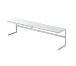Yamazaki Tower Expandable Countertop Shelf White Steel 36.25-22.25"X 9.25" New. Fixed Price $57.90.