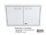 Lion Premium Grills Stainless Steel Double Door Towel Rack Bbq Island (L3322). Fixed Price $399.00.