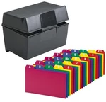 Index Holder, Storage Box Holds Up 300 3X5 Cards, With P.... Fixed Price $24.93.