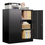 Cjf Metal Storage Cabinets With Shelves And Locking Door For Kitchen/home Office. Fixed Price $89.99.