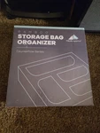New Haus Logistics Bamboo Bag Storage Organizer - 4 Compartments With Stickers. Fixed Price $9.86.