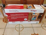 Rev-a-shelf Wood Sink Base Door Storage Unit Organizer New Open Box 4SS-15-5. Fixed Price $36.00.