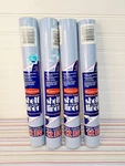 Lot Of 4 Vtg Rubbermaid Shelf Liner Smooth 'n Easy Light Blue 12" 80S Rolls 5303. Fixed Price $39.95.