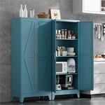 61" Metal Pantry Cabinet With Doors,farmhouse Food Storage For Kitchen. Fixed Price $119.99.