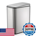 Gonicvin Bathroom Bin, 1.3 Gallon Stainless Steel Pedal Waste With Lids,. Fixed Price $63.22.