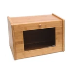 Lipper International 8847 Bamboo Bread Box With Tempered Glass Window, Tan. Fixed Price $78.46.