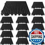 Tioncy 14 Pcs Bar Countertop Supplies Interlocking Mats 12 X Inch Rubber Blac. Fixed Price $91.73.