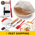Bantbskt Sourdough Starter Kit With Proofing Basket & Jar 9 Inch. Fixed Price $47.99.