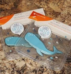 Two 2-PAKS Full Circle Reusable Sandwich Bags Zip Seal Whales 4. Fixed Price $14.00.