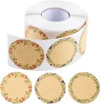600 Pcs 2" Canning Jar Labels Stickers,round Floral Gift. Fixed Price $12.45.