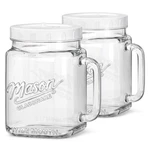 Sovietiep 2 Pack Glass Wide Mouth Mason Jars, 74 Oz Large With Han.... Fixed Price $37.31.