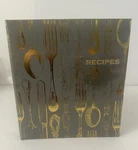 Eccolo World Traveler Recipe Keeper Vintage Utensils Ring Binder Mother Day. Fixed Price $19.95.