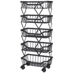 Newzealkids Vegetable Storage Basket 5 Tiers Stackable Metal Wire Fruit.... Fixed Price $62.15.