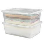 Anbers 16 Quart Clear Latching Storage Containers With Lid, Plastic B.... Fixed Price $39.23.