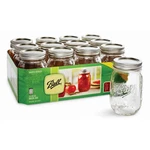 Ball Regular Mouth Pint Canning Jars Lids Bands Pack Of 12. Fixed Price $28.98.