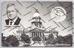 1950S Postcard Illinois Land Of Lincoln Charles Carpentier Secretary State. Fixed Price $19.94.