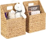 Wicker Hanging Storage (10,5"LX6,5"WX13"H), Set Of 2 Wall Baskets, Wat.... Fixed Price $49.70.