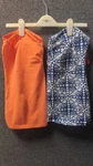 South 2 Pack Boobtube Tops Orange/print Uk 16 LN055 Cc. Fixed Price $16.12.