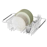 Best Jaq Dish Drying Rack In-sink 304 Stainless Steel Drainer With Silverware. Fixed Price $60.37.