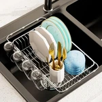 Aiderly Dish Drying Rack Sink Expandable Stainless Steel Kitchen Drai.... Fixed Price $40.48.