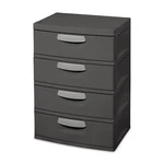 Sterilite 4-DRAWER Cabinet Gray New. Fixed Price $168.99.