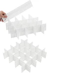 Flytianmy Drawer Dividers, Adjustable Organizer For 18PCS, White. Fixed Price $18.69.