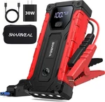 Sharmeal 7000A Car Jump Starter 12V Pd 30W Fast Charge Portable Led Light. Fixed Price $107.99.